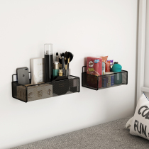 Dormitory bedside shelf non-perforated upper bunk bed side hanging basket hanging wall hanging rack dormitory artifact wall storage rack