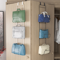 Door rear bag storage artifact finishing leather bag schoolbag rack rack rack rack shelf for bag