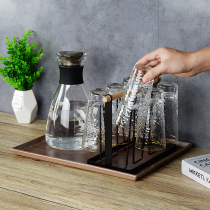 tea cup kettle water with water glass suit for home with tray living-room cool water cup tea table drink water mug brief modern