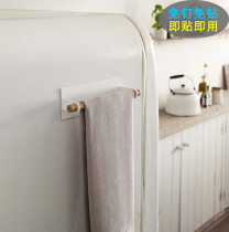 Creative non-perforated non-trace kitchen towel rack towel storage dishwashing cloth rack storage rack