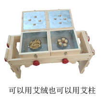 Breast Moxibustion Box Wooden Waist Warm Moxibustion Instrument Belly waist Moxibustion Knee Pain is applicable