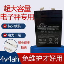 Leoch battery toy electric stroller 4ADJW6v-4 0(6V4 0AH)Electronic scale platform scale charging bottle