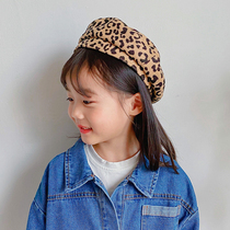 Childrens beret baby fashion painter hat girl BAO WEN octagonal newsboy hat tide autumn and winter