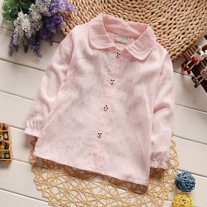 Chemise fille à manche longue - Ref 2087378 Image 9