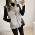 Vest nữ mùa thu đông 2018 mới áo ngắn rộng Hàn Quốc vest dày mùa đông xuống áo vest cotton đa năng đồ công sở nữ Áo vest