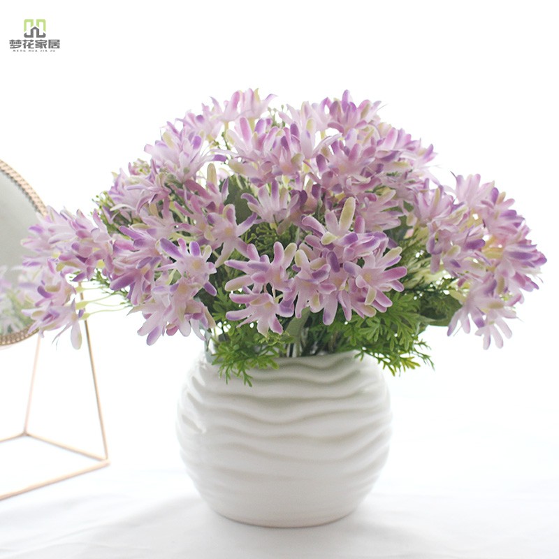 Fake Flower Fittings Office Simulation Flower Set Lovely Home Mini Desktop Decorations Potted Plants