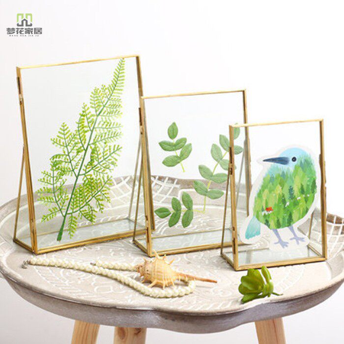 Nordic Light Extravagant Brass Photo Frame Swing Table Creative Photo Frame Photo Decoration Painting Frame Diy Like Frame Room Table Swing Piece