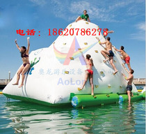 Water iceberg rock climbing water park off-floor auxiliary props water rock climbing rockery inflatable water rocks