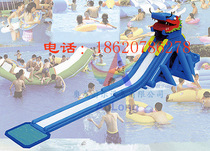 Large faucet slide mobile combination water slide water park bracket slide dragon shark water slide