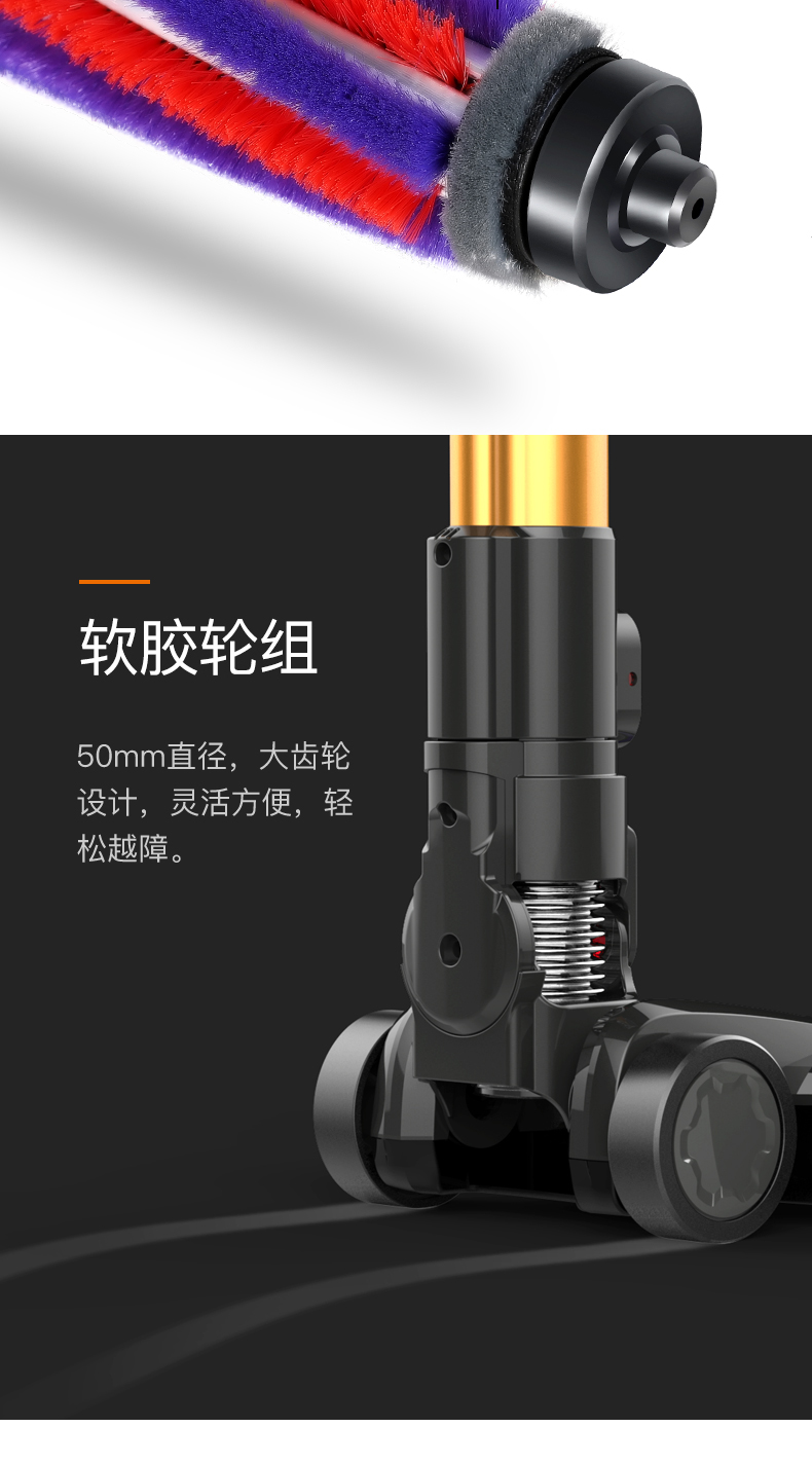 Máy hút bụi không dây Dibea / dibe cầm tay mạnh mẽ đẩy mạnh máy hút ẩm có thể sạc lại D18 - Máy hút bụi robot hút bụi liectroux