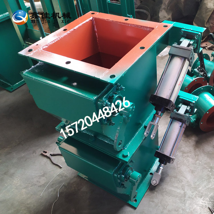 Carbon steel heavy hammer turn over valve square flange unidirectional heavy hammer turn over valve pneumatic double hammer lock air blanking valve