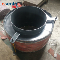 Smoke non-metallic compensator high temperature variable diameter flexible expansion joint welded round fiber fabric expansion joint