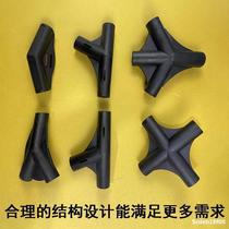 Tent pergola plastic accessories 140° two-way Y-type three-way reducing diameter four-way and other four-way joints