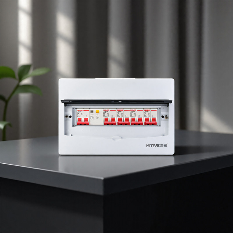 Complete Set of Household Distribution Boxes, Strong Current Boxes, Junction Boxes, Surface-Mounted and Concealed Installation, with Delixi Circuit Breakers, Suitable for Self-Built Houses