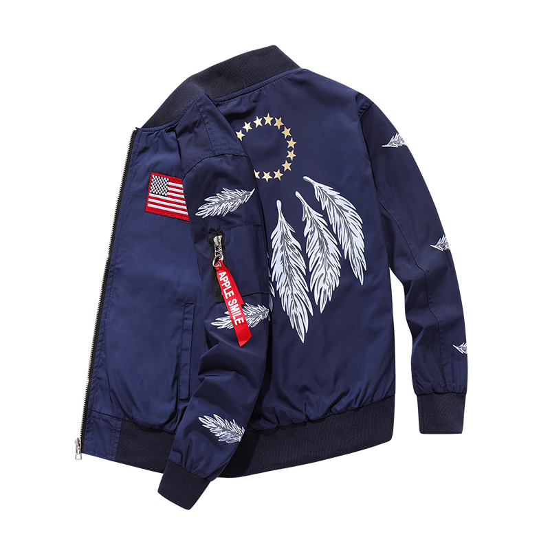 Boys' jackets spring and autumn Korean version flying casual jacket, middle school children loose baseball jacket, children's cardigan top