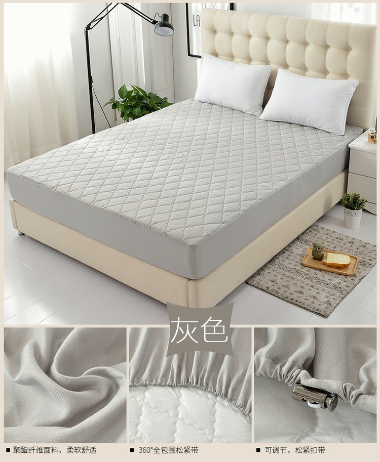 Giường không thấm nước Giường đơn bọc chăn dày cách nhiệt nước tiểu thông gió Simmons bảo vệ nệm 1,5 m 1,8m giường Mẫu ga phủ giường