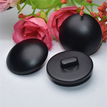 Black Mushroom Buttons Buckle Buckle Coat Button Large Button Round Suit Button Coat Button