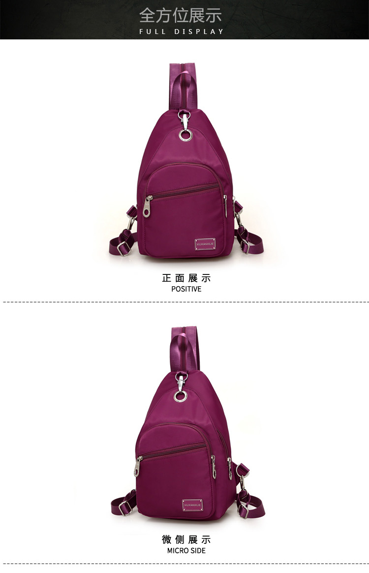 Mới ba lô nữ túi nylon Phiên bản tiếng Hàn của Oxford quay túi xách thủy triều mini túi ngực nhỏ thời trang ba lô các mẫu balo đẹp cho nữ