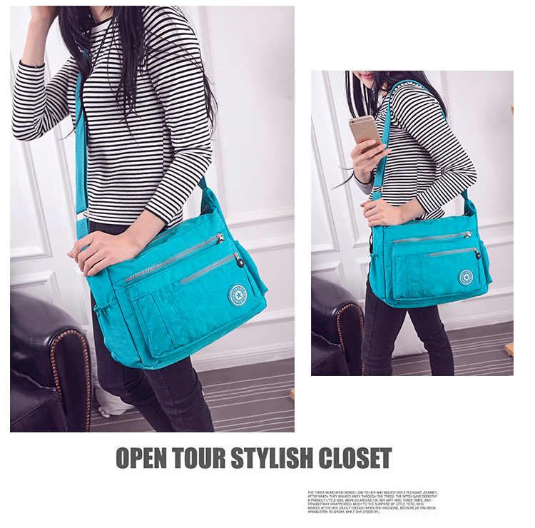 Túi vải nylon Oxford túi vải vai túi Túi xách thông thường dung lượng lớn túi du lịch mới túi mẹ túi da nữ