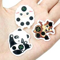 Baby forehead temperature patch set cartoon forehead color changing patch baby temperature measuring patch smart temperature sensing home childrens temperature patch