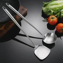 304 stainless steel frying spoon stir-frying spatula cooking spoon long-handled spoon household kitchen utensil set for chefs