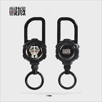 Fish player Luya telescopic magnetic rope steel wire telescopic buckle report loss scissors Luya pliers