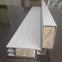 Brick clamp cabinet white aluminum alloy two-in-one corner column inner corner slot tile stove corner column accessories