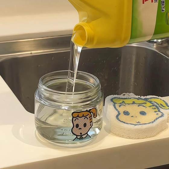 原田治洗洁精按压器压取器水槽洗涤剂皂液按压瓶厨房分装瓶收纳盒