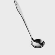 304 stainless steel soup spoon food grade household hot pot spoon colander set oil separation spoon large long handle thickened