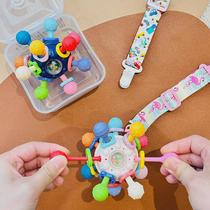 Baby pacifier anti-lost rope stroller dining chair toy anti-lost chain baby saliva napkin handkerchief can clip lanyard