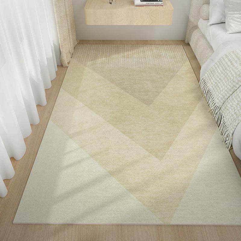 Bedside carpet, bedroom master bedroom, high-end gradient color women's bedside cushion, stain-resistant room full-length strip carpet floor mat