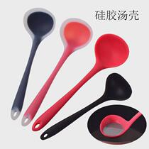 Thickened all-in-one silicone soup shell kitchenware supplies silicone non-stick pot cooking spoon spoon tool high temperature resistance