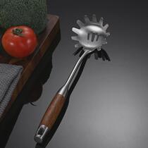 Stainless steel noodle spoon colander hot pot spoon claw spoon spaghetti noodle spoon stir-fry noodles noodles artifact