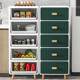 Drawer-type clip cabinet household living room plastic snack cabinet storage cabinet multi-layer finishing storage cabinet storage box box