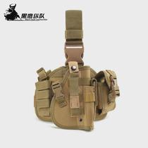Tactical leg bag multifunctional cycling gaiter bag gun holster bag Oxford cloth camouflage sports portable mobile phone waterproof hanging bag