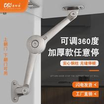 20-frame aluminum frame glass door the flip-up door can be stopped at any time the support rod can be stopped at any time the small wall cabinet can be stopped at any time the flip-up door can be stopped at any time for support