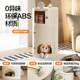 Gemeiju Indoor Organizing Cabinet Storage Cabinet Cream-Flowing Bedside Cabinet Round Cabinet Bedside Storage Cabinet