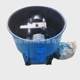 Small disc type wheel mill dry powder mixing equipment vertical flat port laboratory wheel mixer mixer