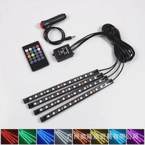 Car music rhythm light truck interior atmosphere light 12v24v voice-activated sensor light interior decoration modified car lights