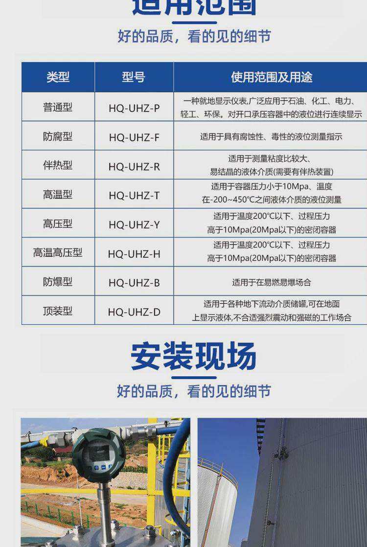 Уровнемер жидкости dhlm uhz磁翻板液位计不锈钢侧顶装式油水位仪upvc浮球子耦合pp带