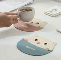 Heat insulation mat anti-scalding and high temperature resistant placemat cartoon silicone waterproof and oil-proof pot mat table mat plate dining table bowl mat and coaster