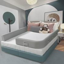 Leather bed thin mattress high and low bed bunk bed single baby guardrail bed fence raised bed fence baby anti-fall QFXL