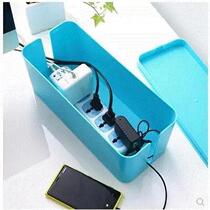 Large capacity box power cord cable wire storage box white