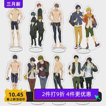 Free swimming club peripheral sign Nanase Harutachi Makoto Matsuoka Rin Hazuki Nagisa acrylic sign