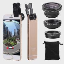 Wide Angle Mobile Phone Camera Lens Fish Eye Macro Lens for