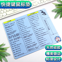 cad thick cute female ins Wind ps office shortcut book home computer keyboard mouse pad desk anti-dirty