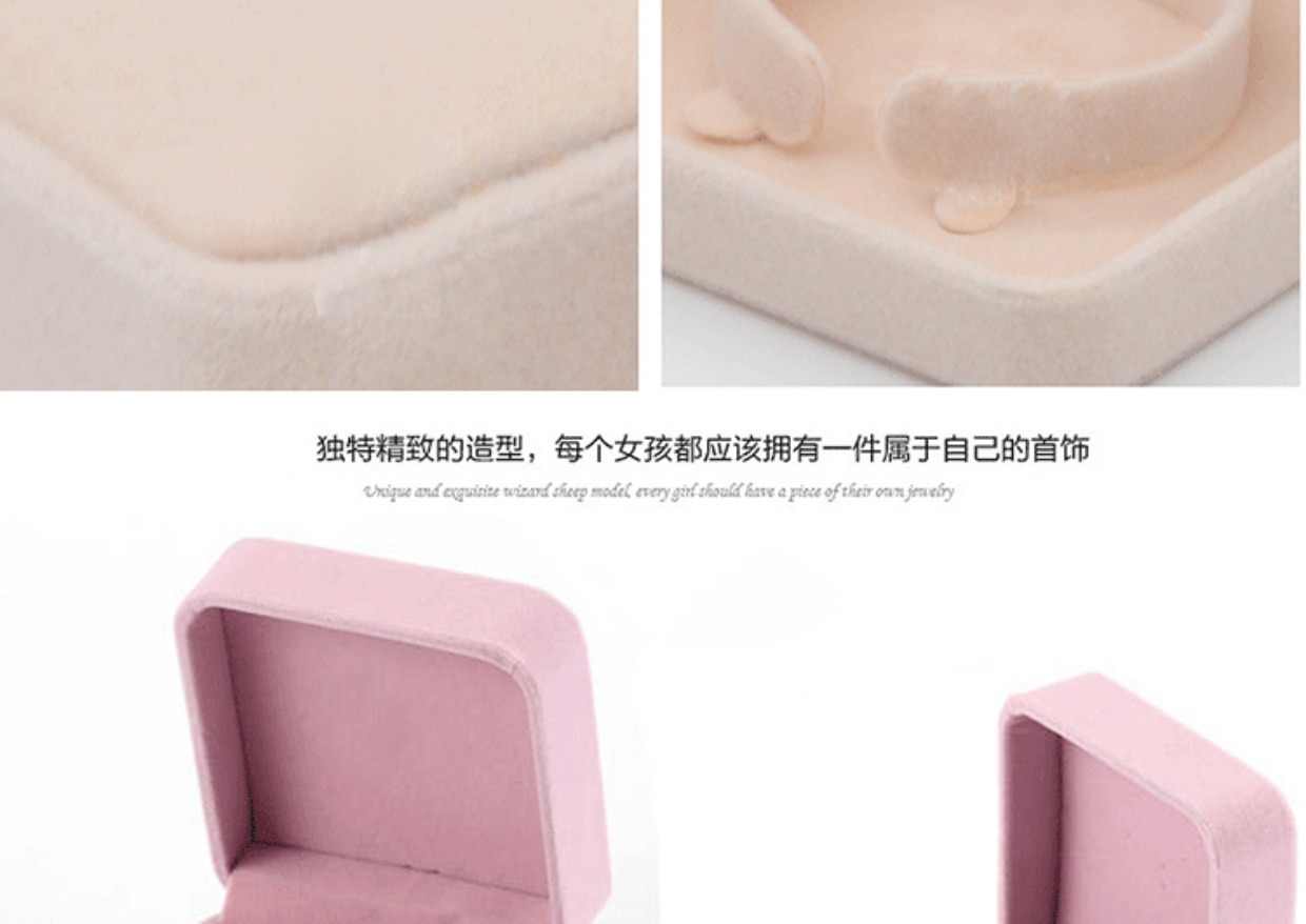 Mới cao cấp nhung xanh ngọc bích ngọc trai vòng đeo tay vòng tay vòng tay hộp quà tặng thời trang quà tặng - Vòng đeo tay Cuff vòng tay gỗ