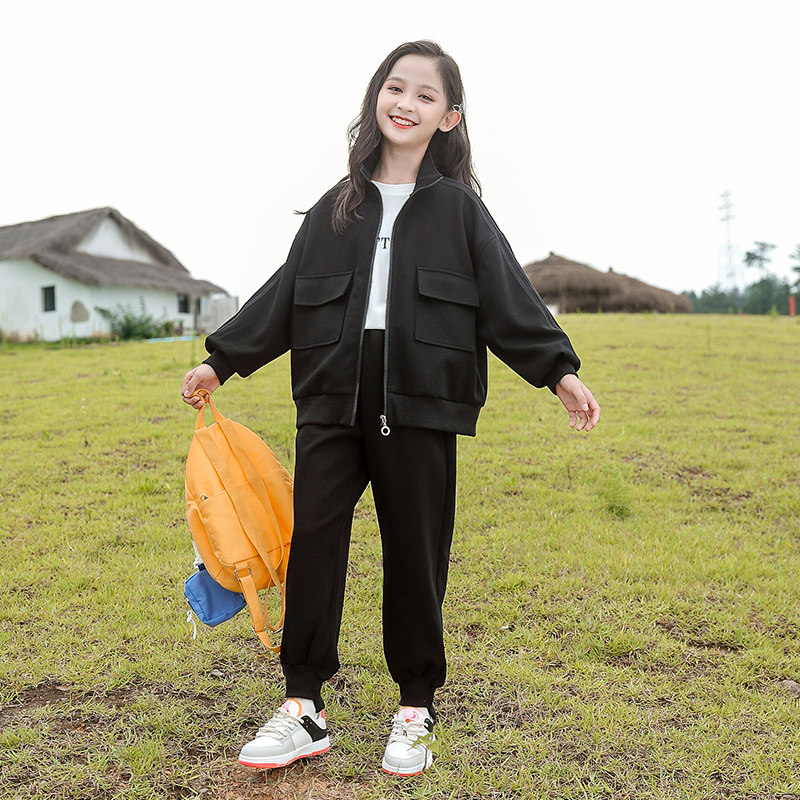 South Korea Girls Fall Sports Package 2021 New Zoo Casual Fashion Two sets of students