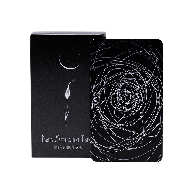 Original Free Copyright Dark Meditation Tarot Cards, Suitable for Friends Who Want to Enhance Their Sixth Sense and Stimulate Their Imagination