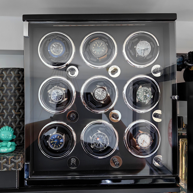 Fully Automatic Mechanical Watch Winder, Rotating Watch Holder, Watch Winder for Home Use, Automatic Watch Winder, Vertical Watch Box for Women Fully Automatic Mechanical Watch Winder, Rotating Watch Holder, Watch Winder for Home Use, Automatic Watch Winder, Vertical Watch Box for Women
